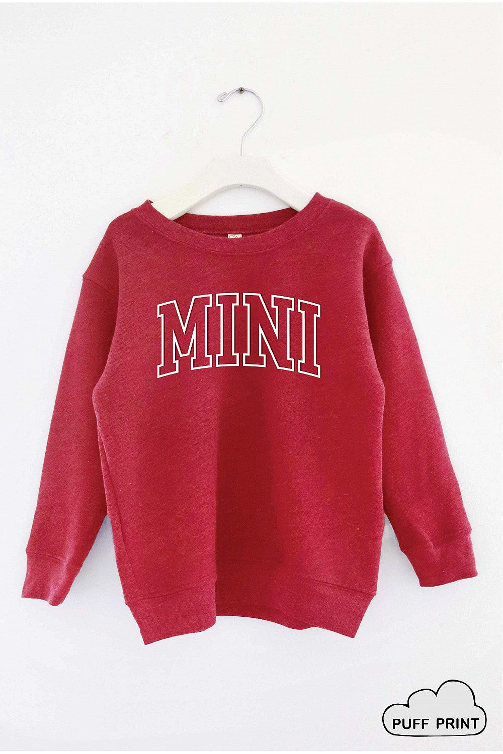 alternate view of Puff Mini Bella Toddler Sweatshirt by Oat Collective, snuggly soft with a unisex fit. Perfect for cozy comfort in a premium toddler sweatshirt.
